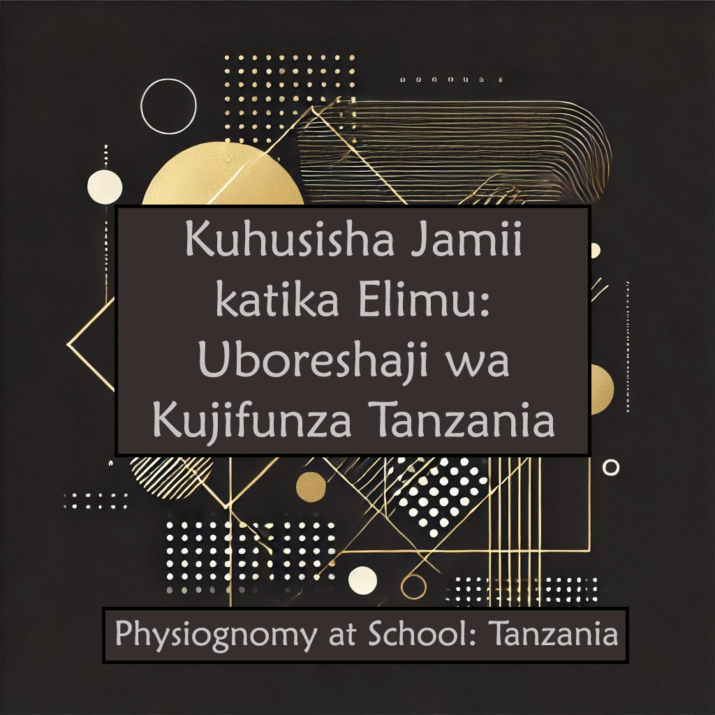 Physiognomy at School-Tanzania-2